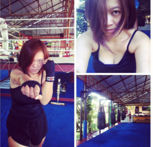 Lần đầu tiên tôi được học đấm boxing và các tư thế trong Mauy Thái một cách rất căn bản